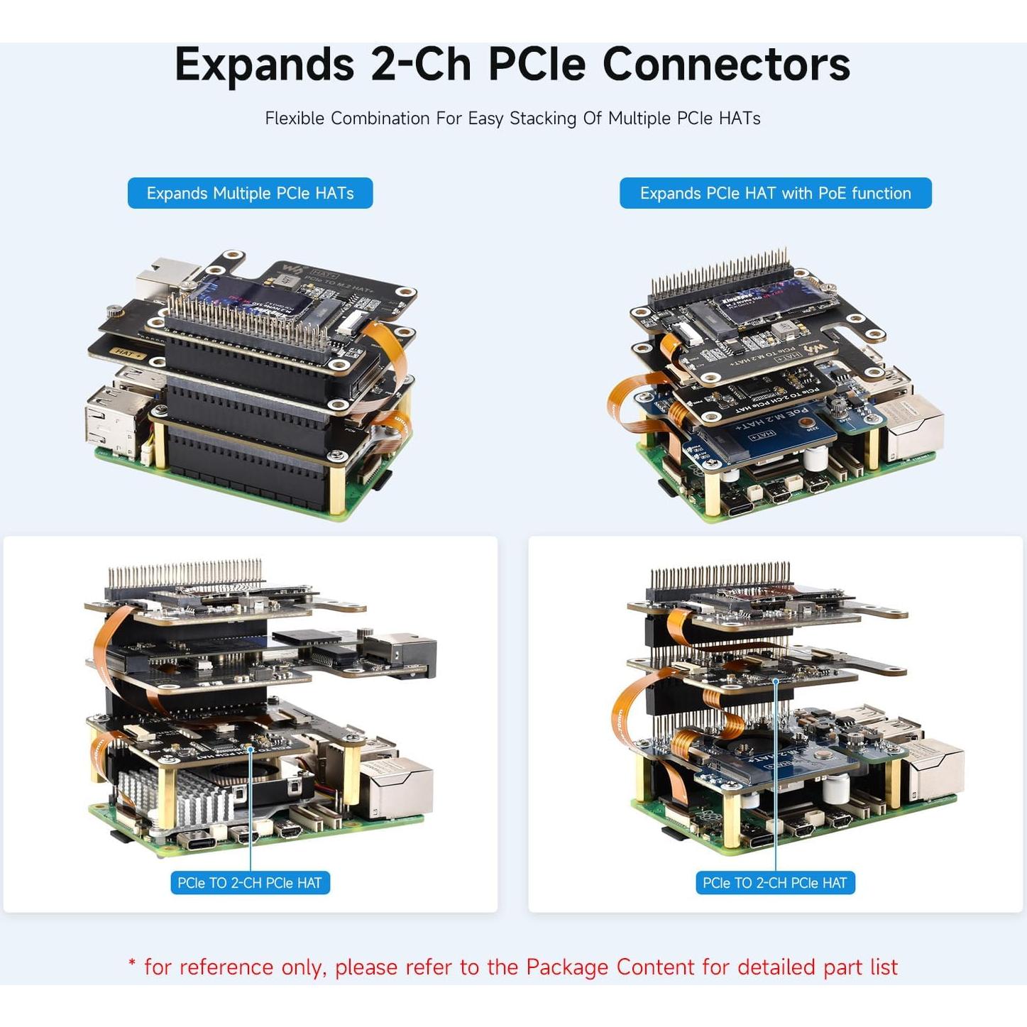 Placa Adaptadora PCIe FFC Waveshare para Raspberry Pi 5