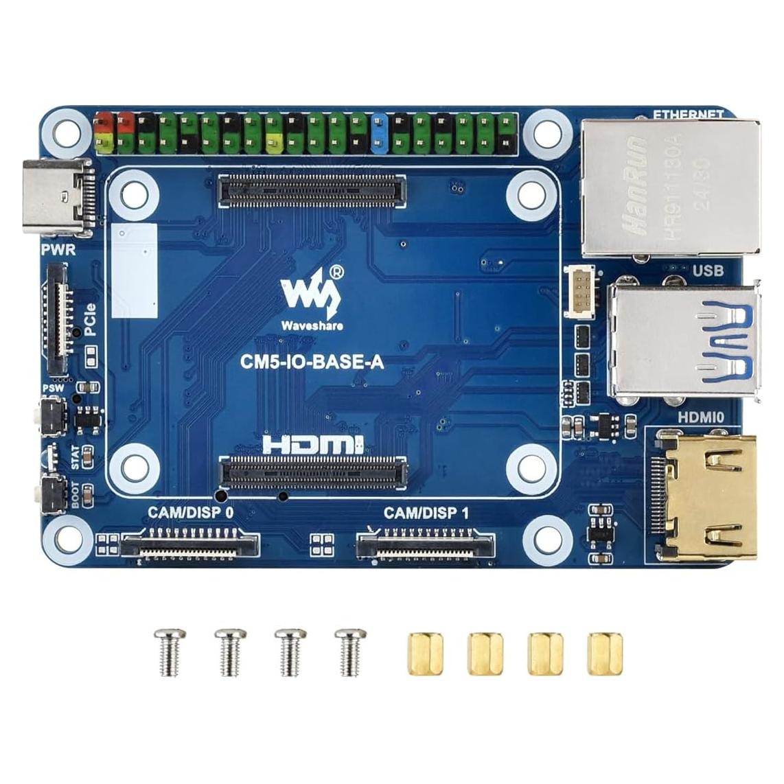 Mini Base Board Waveshare para Raspberry Pi CM5 Lite eMMC