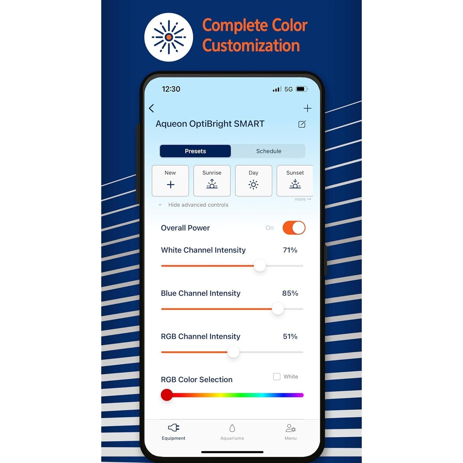 Lámpara LED Inteligente Coralife 124 cm WiFi/Bluetooth
