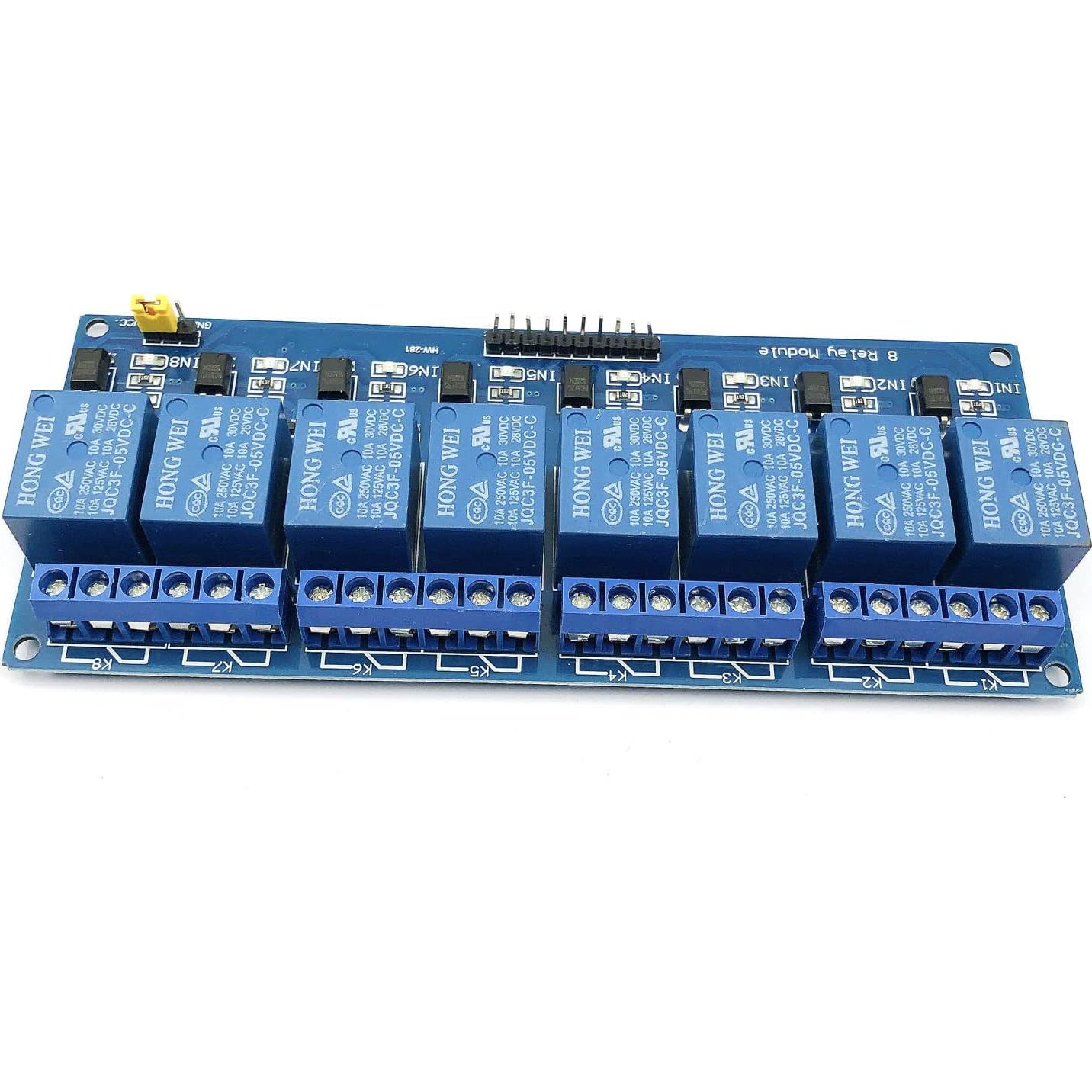 Módulo de Relé 8 Canales FainWan 5V con Optoacoplador