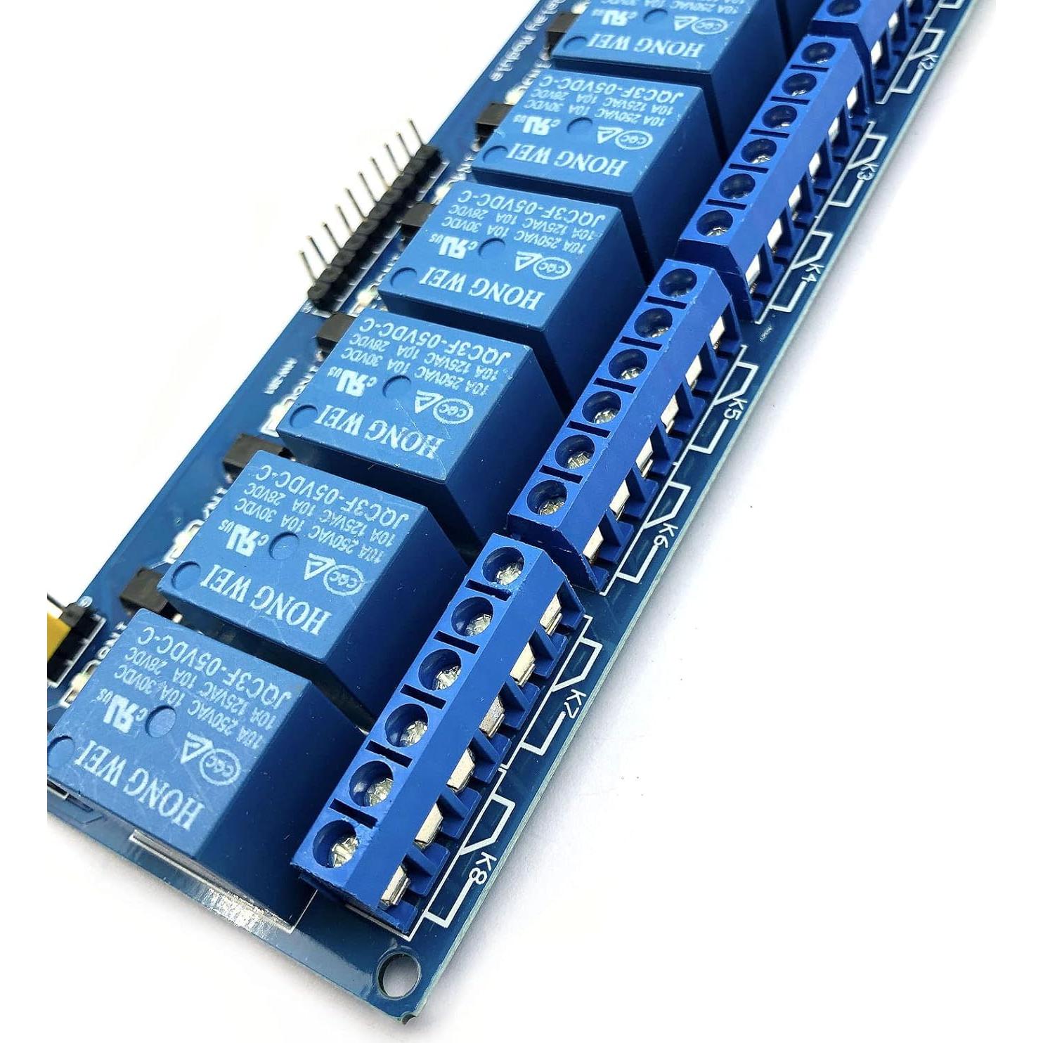 Módulo de Relé 8 Canales FainWan 5V con Optoacoplador