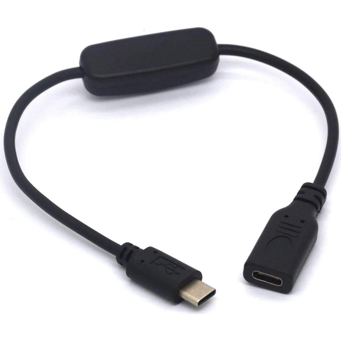 Cable de Interruptor de Alimentación USB-C GLHONG para Raspberry Pi 4