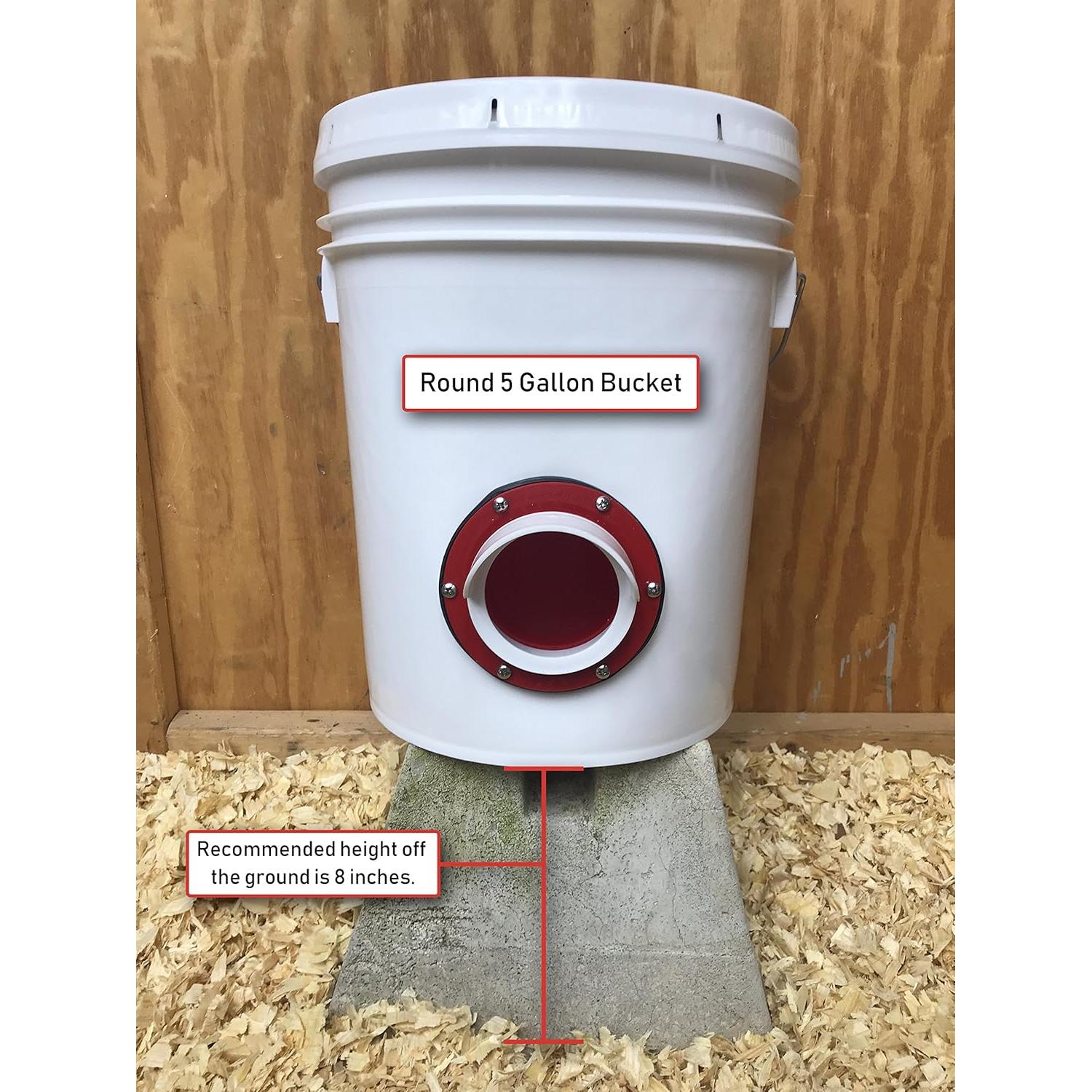 Kit Alimentador y Bebedero Pollos RentACoop - DIY 2 Puertos