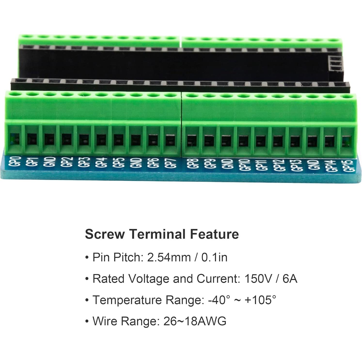 Placa de Expansión Mini Naughtystarts para Raspberry Pi Pico