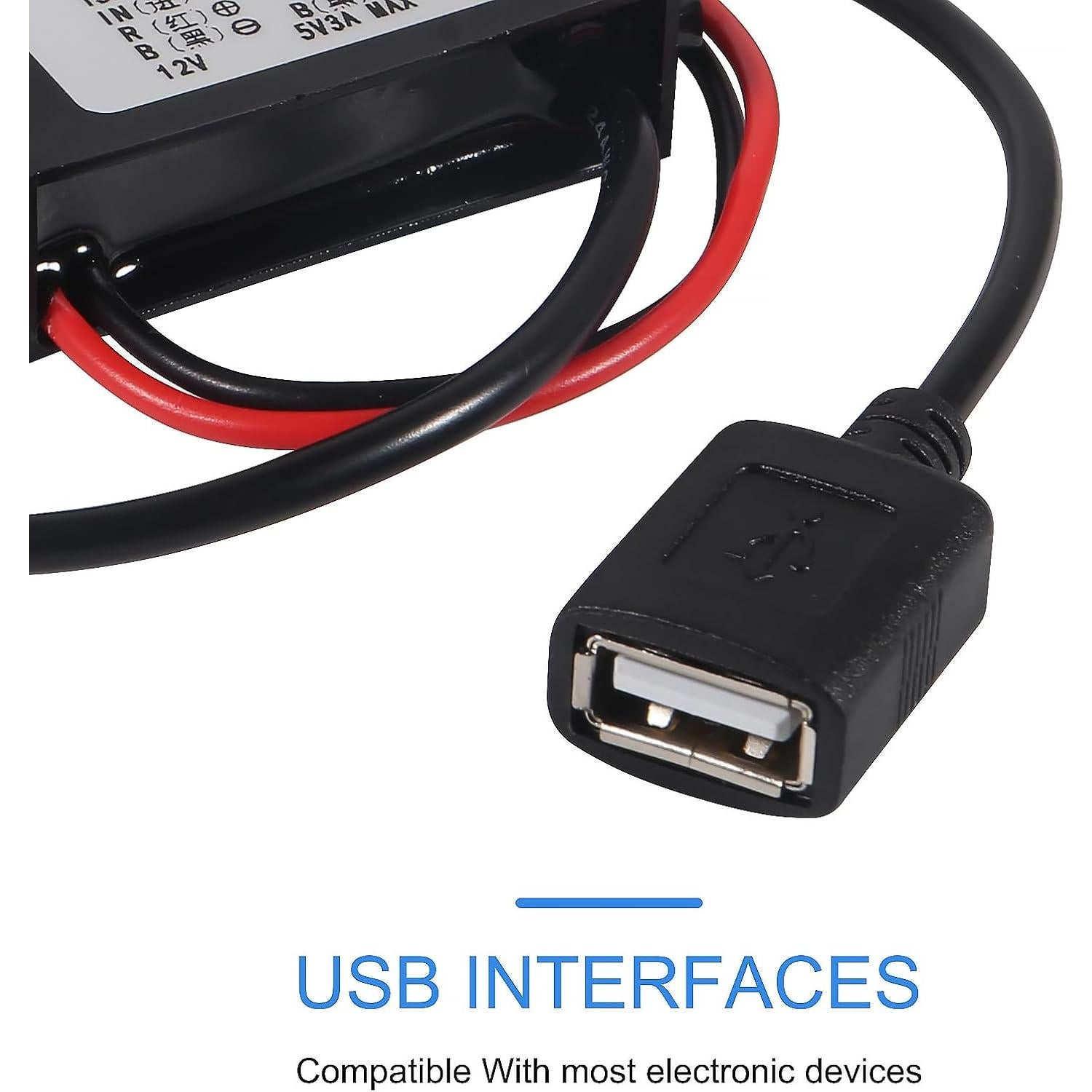 Convertidor Buck DC 12V/24V a 5V 3A 15W JUZITAO - 2PCS