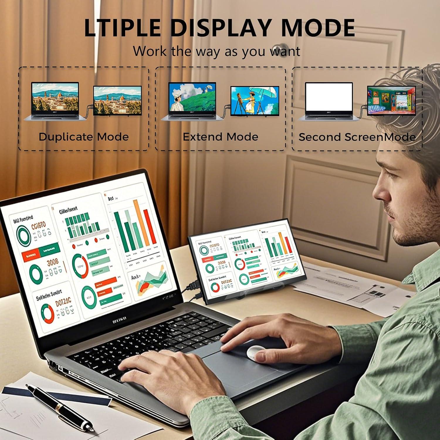 Monitor HDMI 10.1" HAMTYSAN 1920x1080 IPS Raspberry Pi