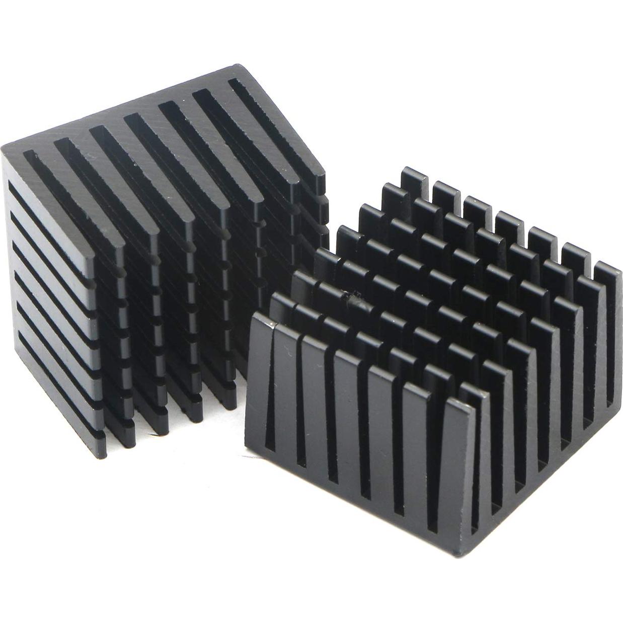 10 Disipadores de Calor de Aluminio 28x28x20mm JIUWU para Raspberry Pi