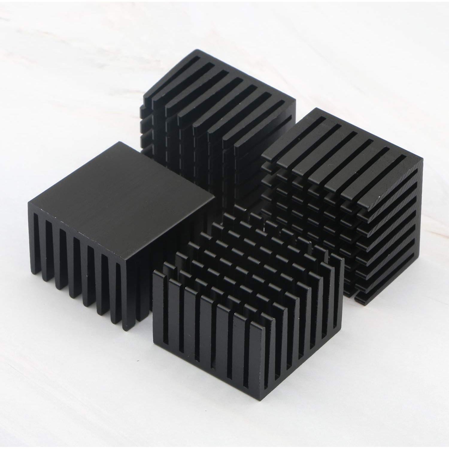 10 Disipadores de Calor de Aluminio 28x28x20mm JIUWU para Raspberry Pi