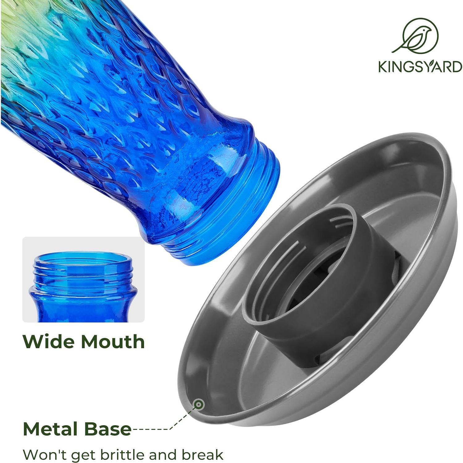 Alimentador de Agua Kingsyard 710 ml para Aves Jardín