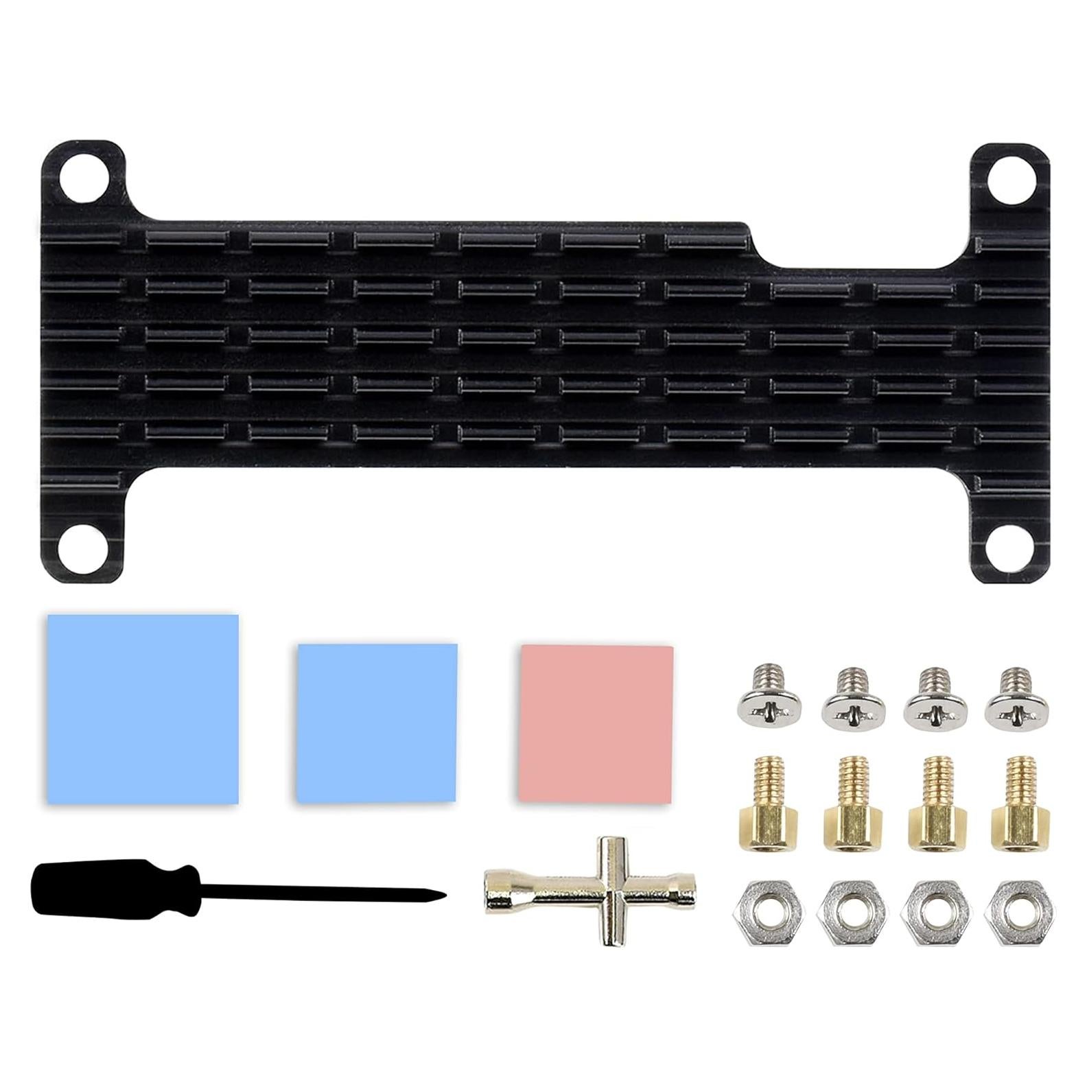 Disipador de Calor Aluminio Waveshare para Raspberry Pi Zero