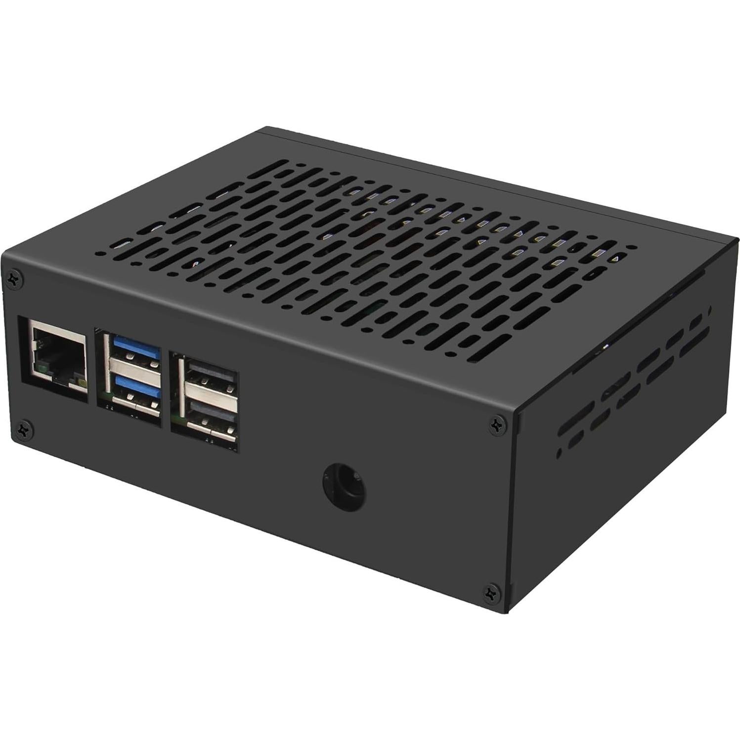 Caja de Metal Geekworm X1011-C1 para Raspberry Pi 5 NVMe