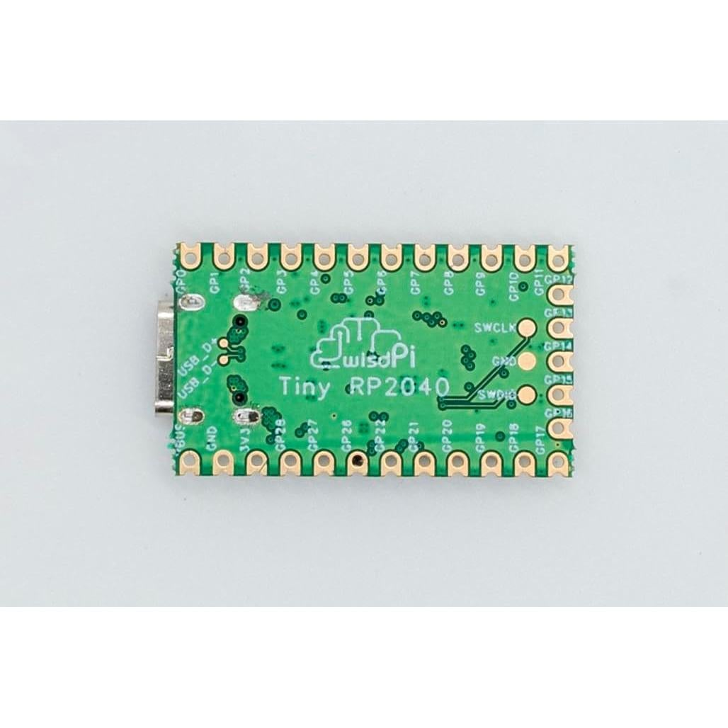 Placa MCU WisdPi Tiny RP2040 4MB Flash 26 GPIO USB-C