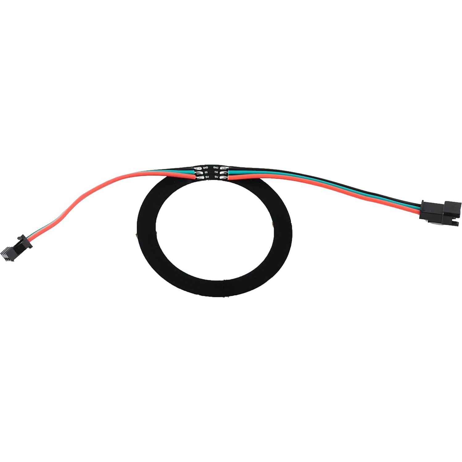 2 Piezas Anillo LED RGB 24 Leds WS2812B DIYmall 5V