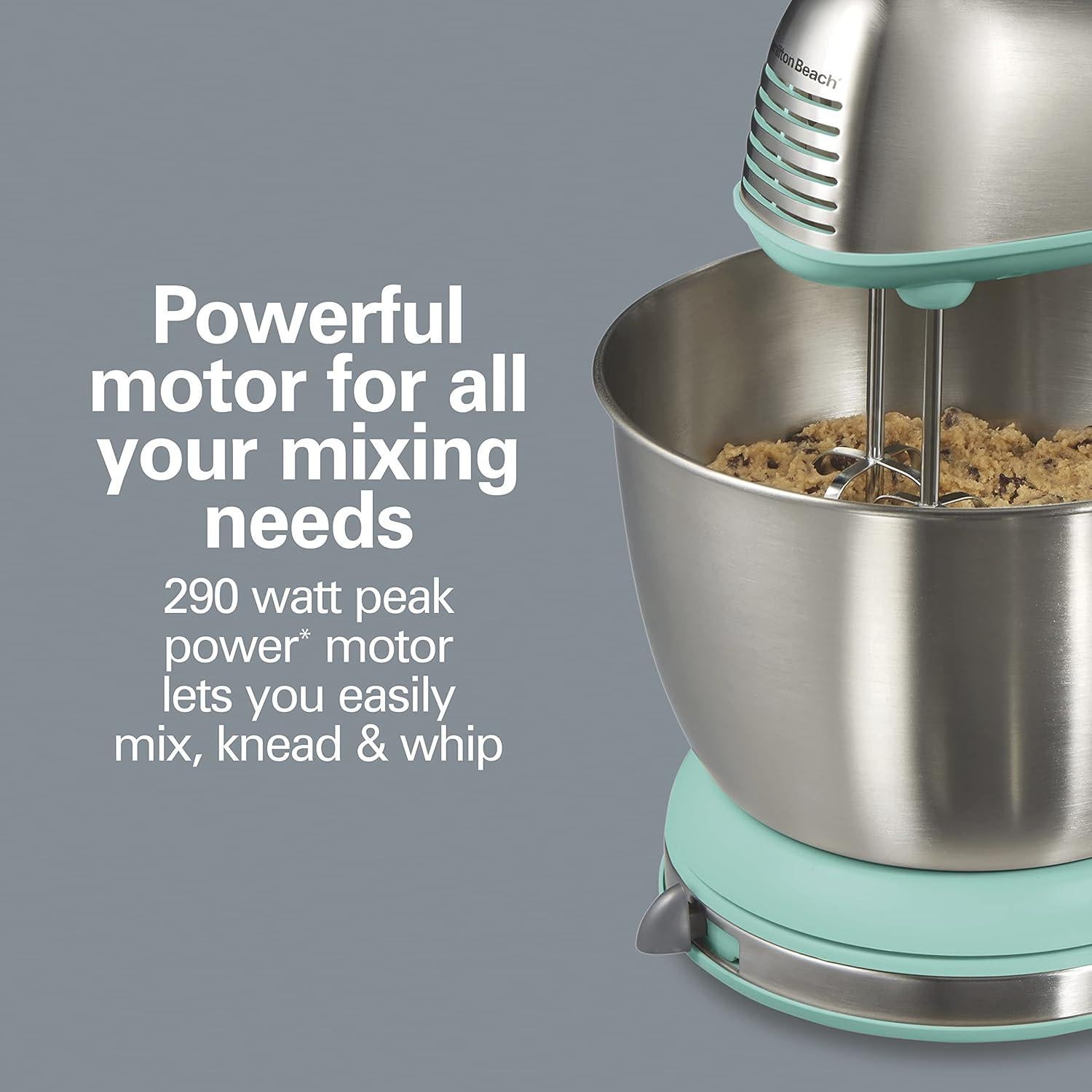 Batidora de Pie y Mano Hamilton Beach 290W 4 Qt 6 Velocidades