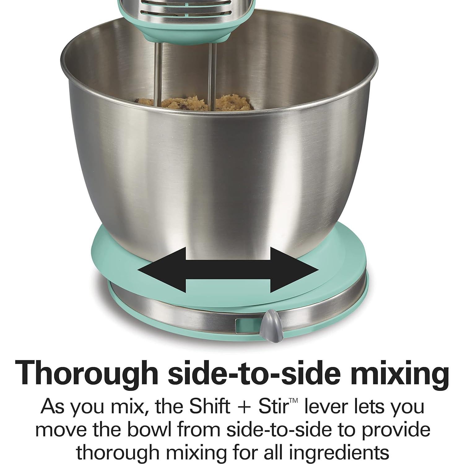 Batidora de Pie y Mano Hamilton Beach 290W 4 Qt 6 Velocidades