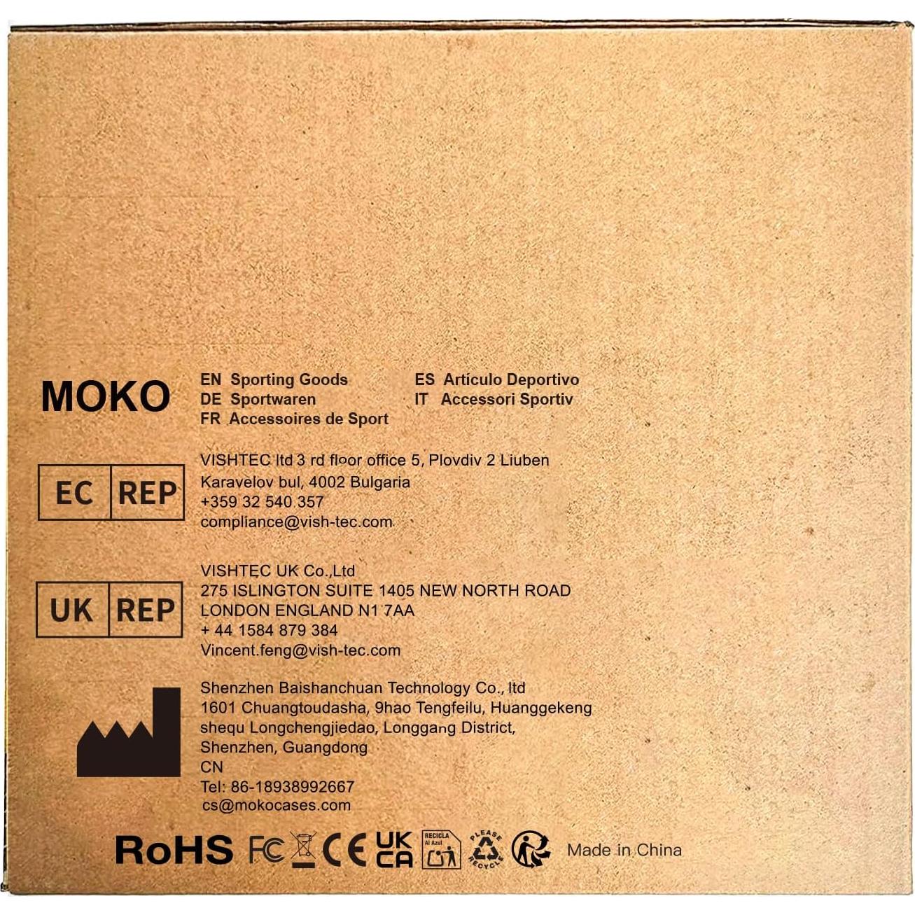 Linterna Frontal MoKo Recargable 2PCS LED 230° Impermeable