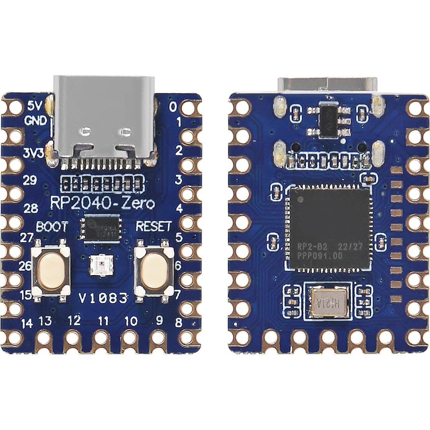 5pcs Placa de Desarrollo RP2040-Zero ACEIRMC Doble Núcleo 264KB