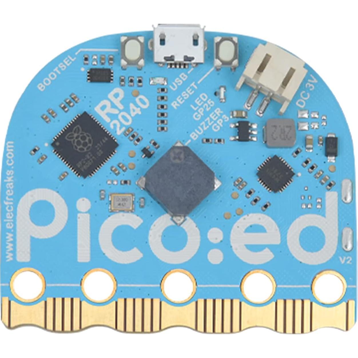 Placa de Desarrollo ELECFREAKS Pico:ed V2 RP2040 7x17