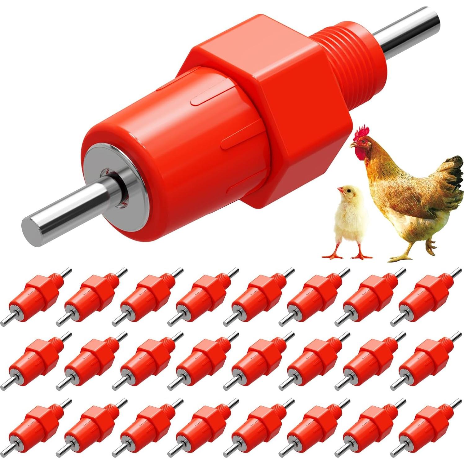 Bebedores Automáticos para Pollos Livestocktool 25 Piezas