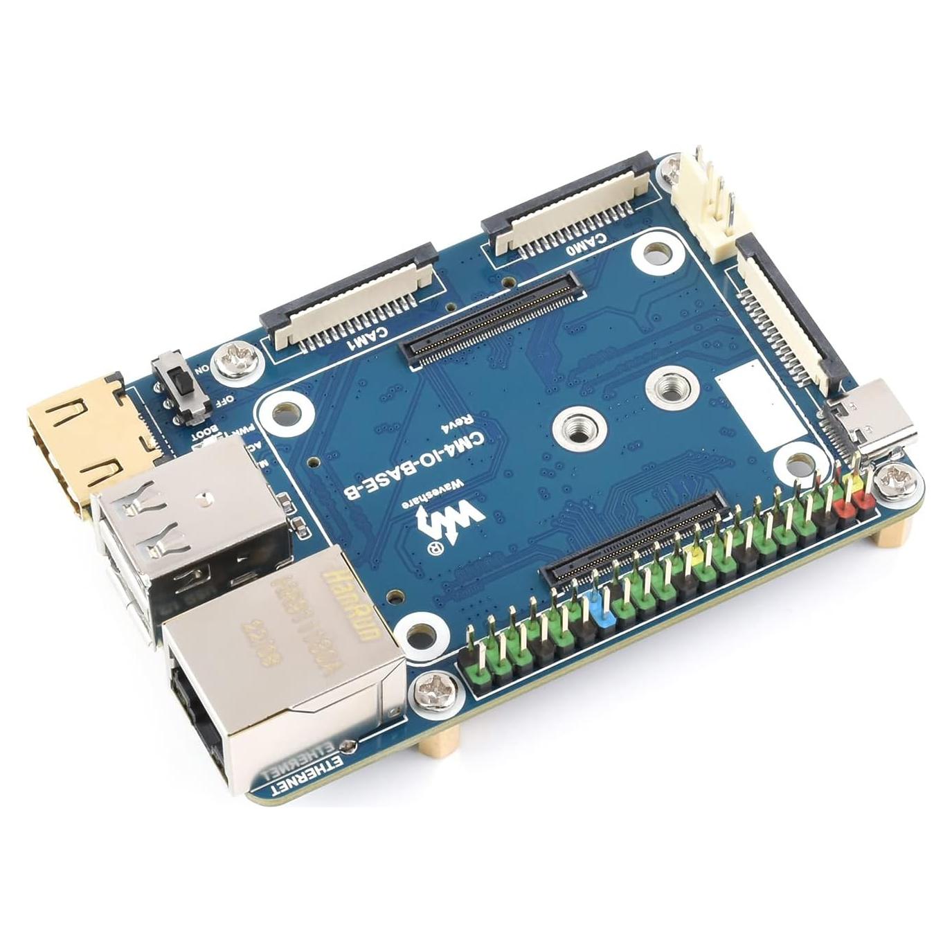 Base CM4-IO-BASE-B Waveshare para Raspberry Pi 4 Lite/EMMC