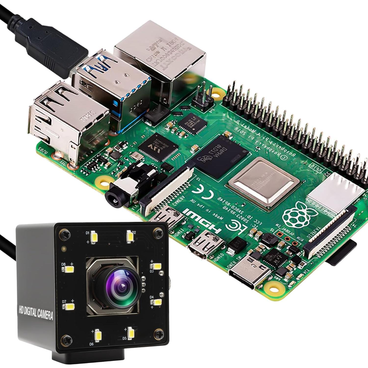 Cámara Web USB 4K IFWATER Autofoco 100 Grados Visión Nocturna