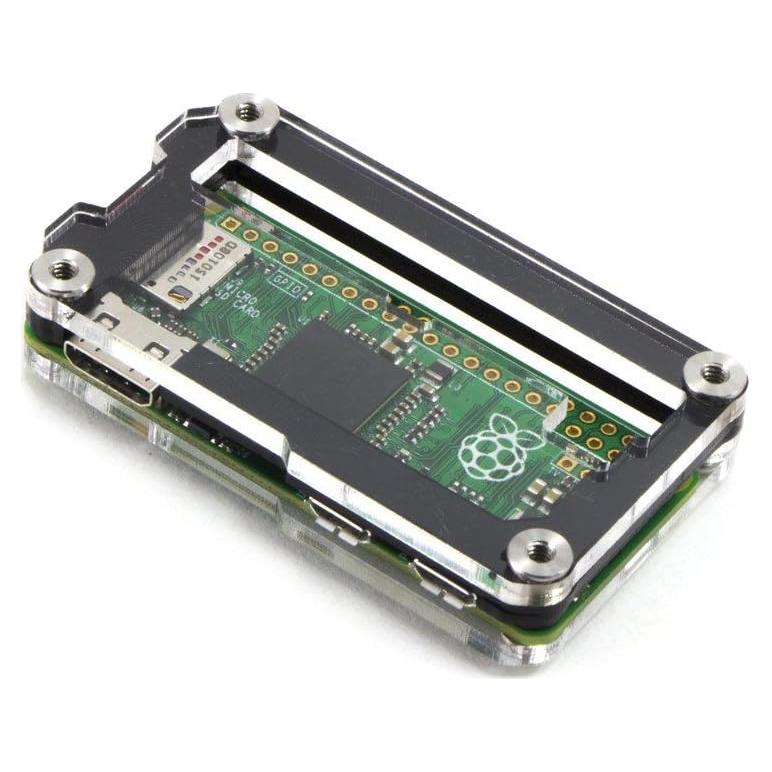 Funda Zebra Zero C4Labs para Raspberry Pi Zero - Hielo Negro