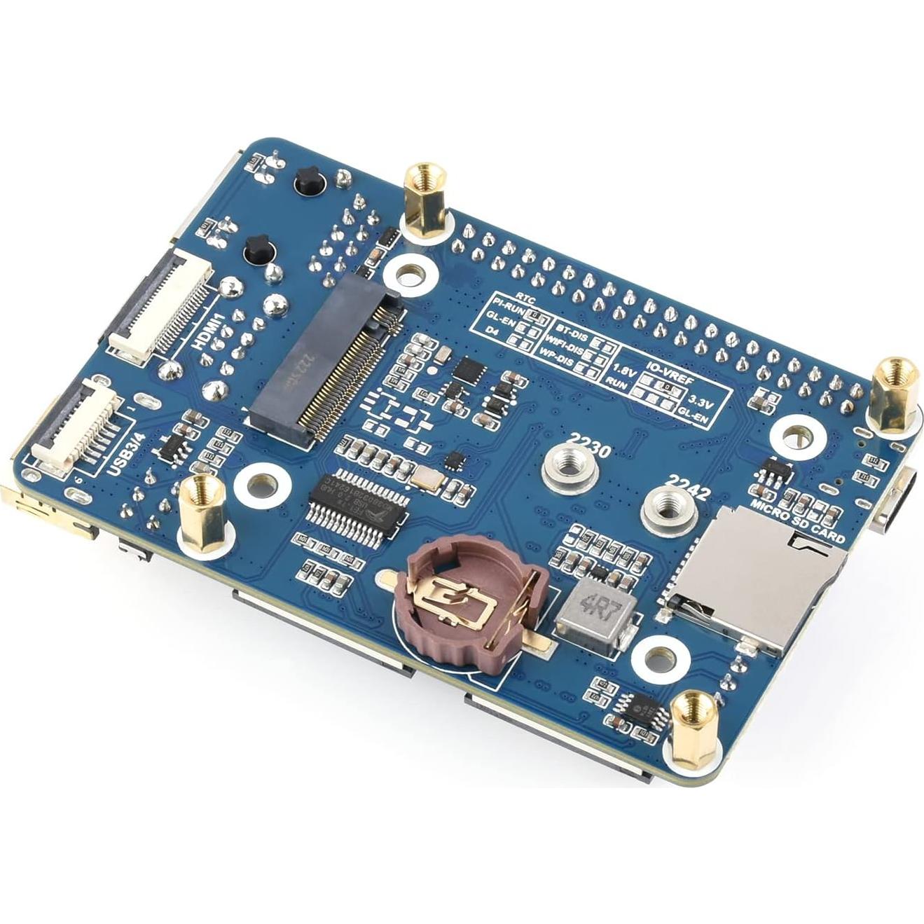 Placa Base Mini Waveshare CM4-IO-BASE-B para Raspberry Pi