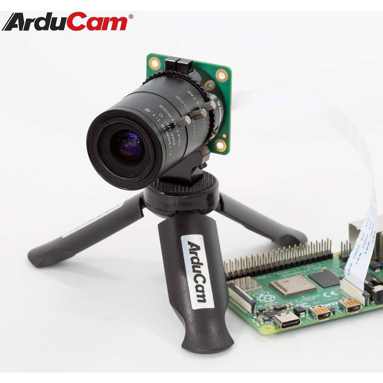 Lente Varifocal C-Mount 4-12mm Arducam para Raspberry Pi