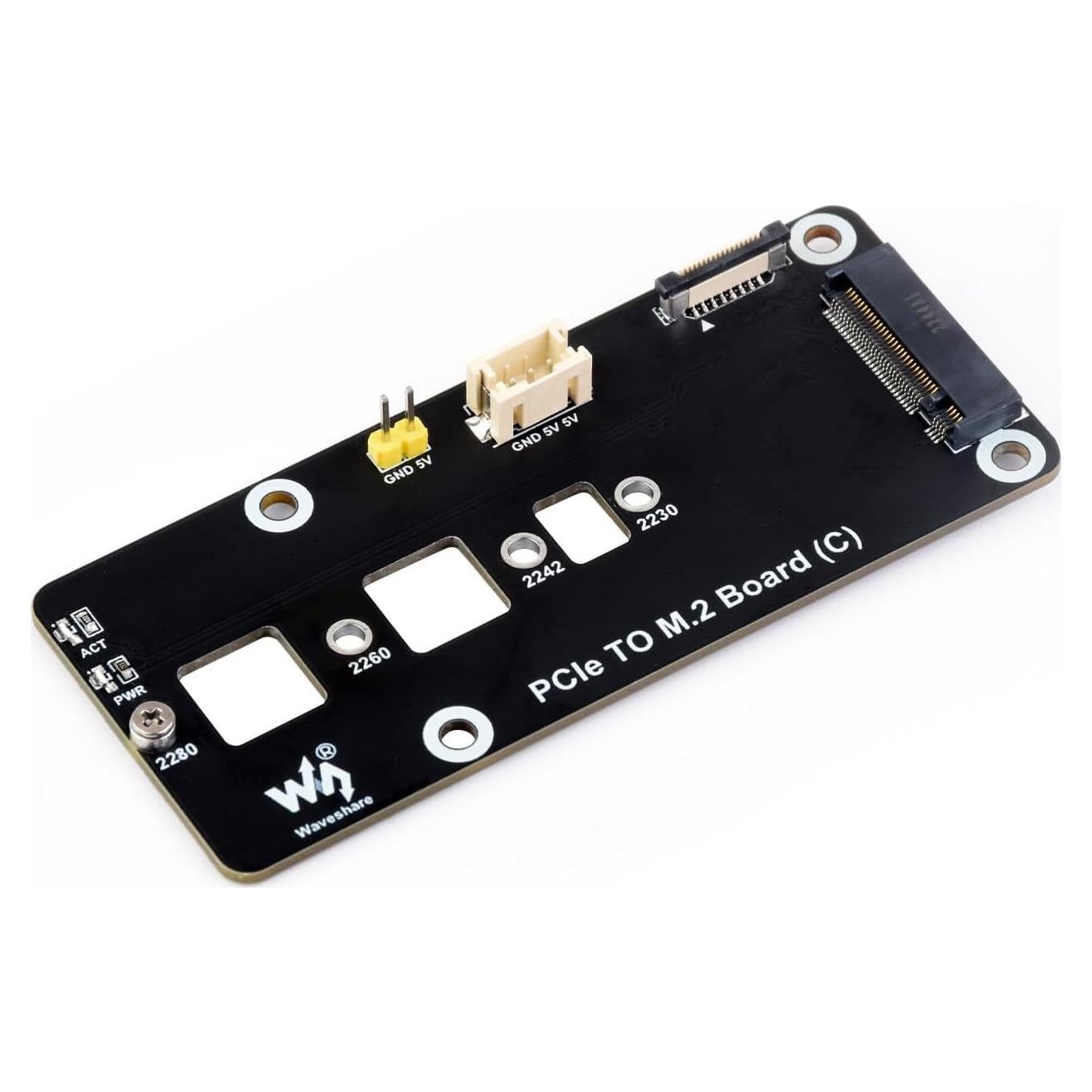 Adaptador PCIe a M.2 NVMe Waveshare para Raspberry Pi 5