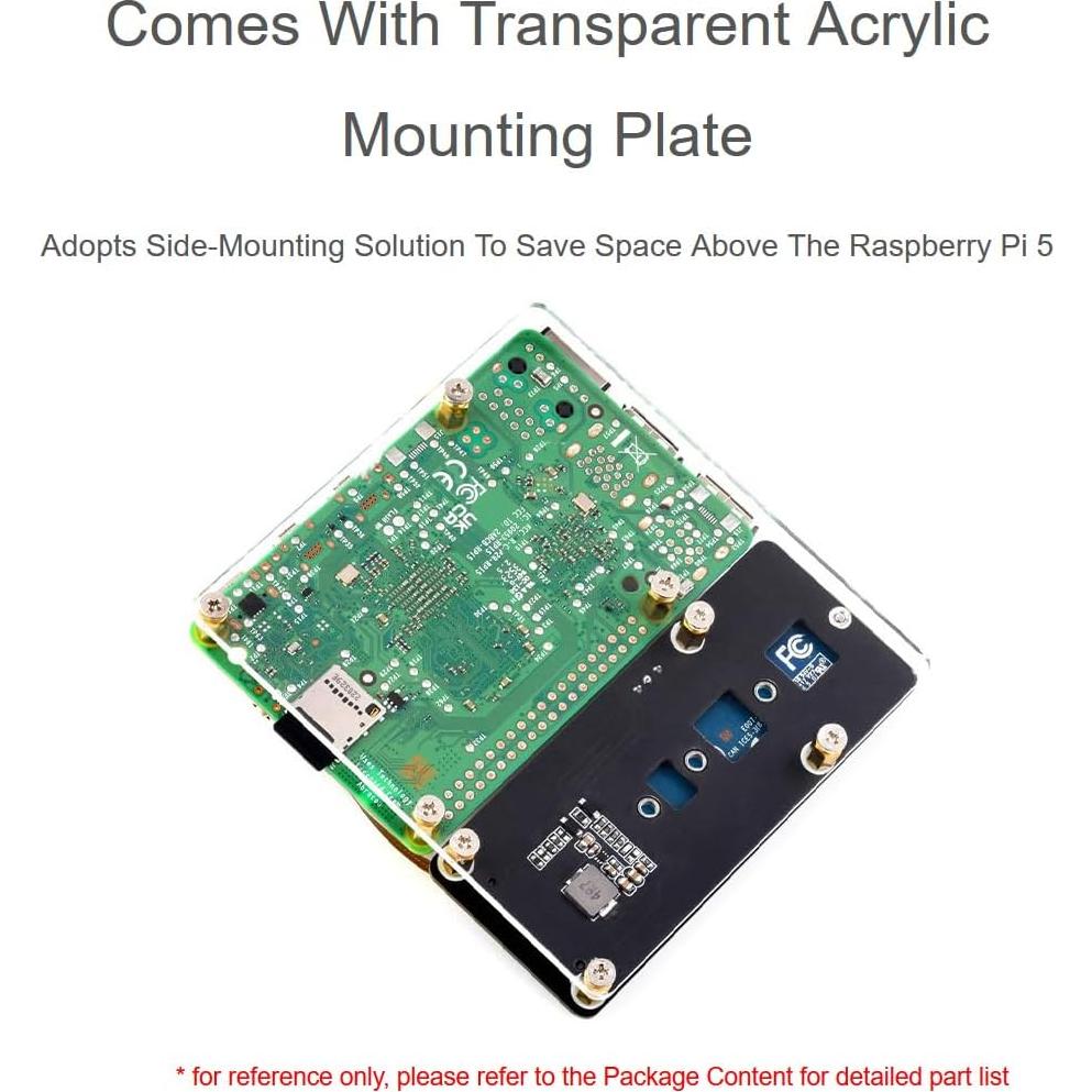 Adaptador PCIe a M.2 NVMe Waveshare para Raspberry Pi 5