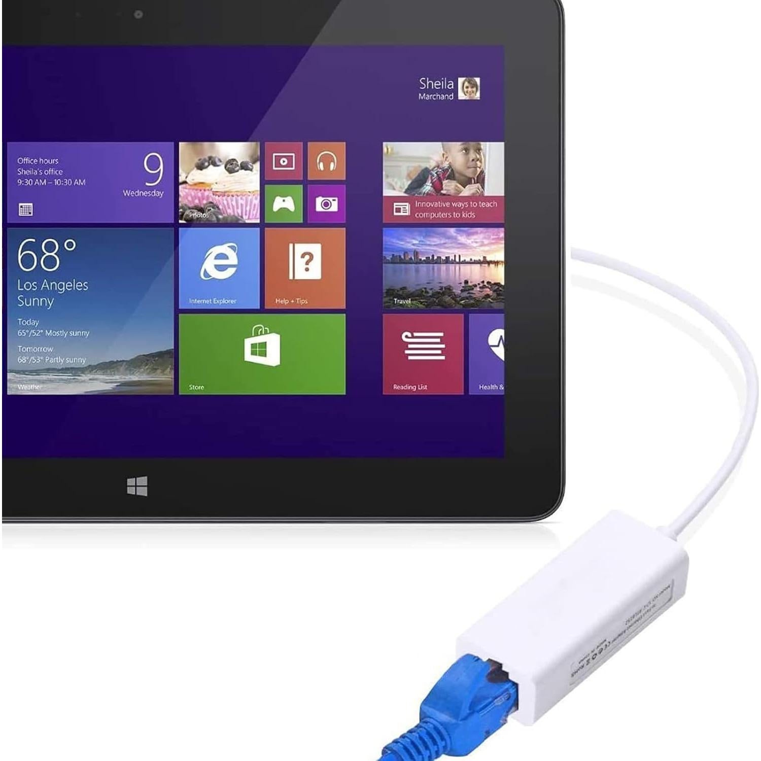 Adaptador Ethernet Micro USB a RJ45 Zopsc para Raspberry Pi