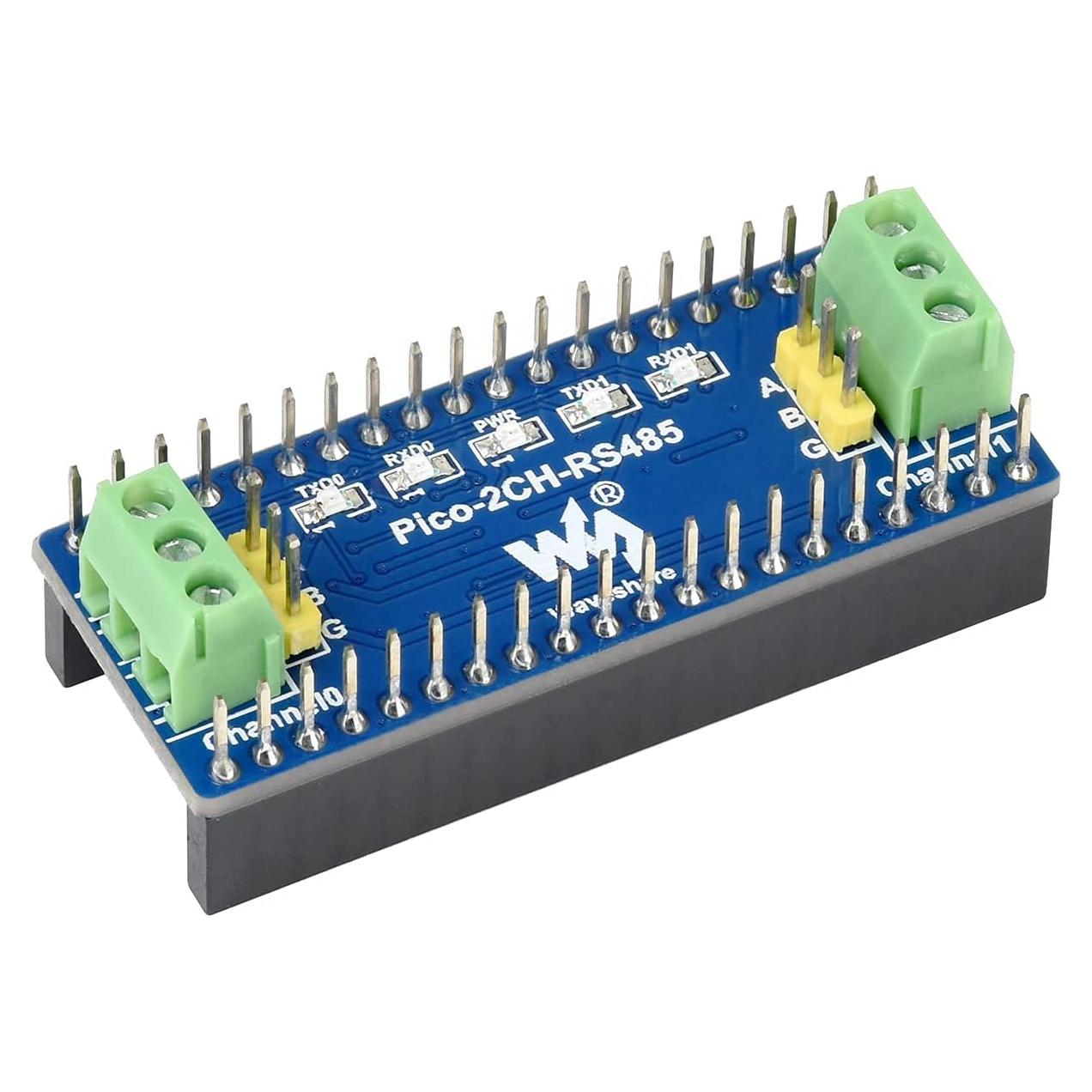 Módulo RS485 2 Canales Waveshare para Raspberry Pi Pico