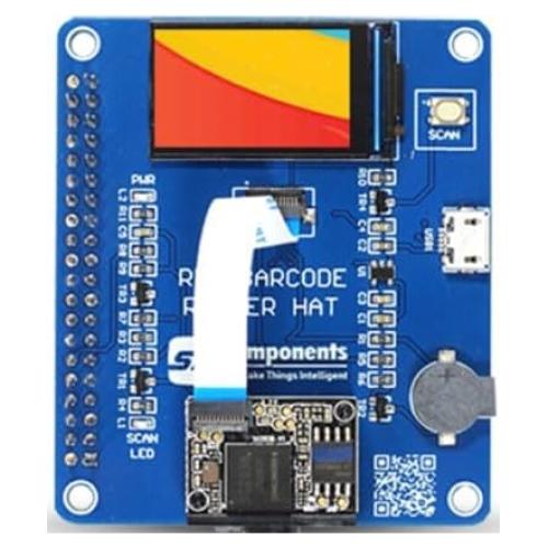 HAT de Código de Barras SB Components para Raspberry Pi 4B/3B+