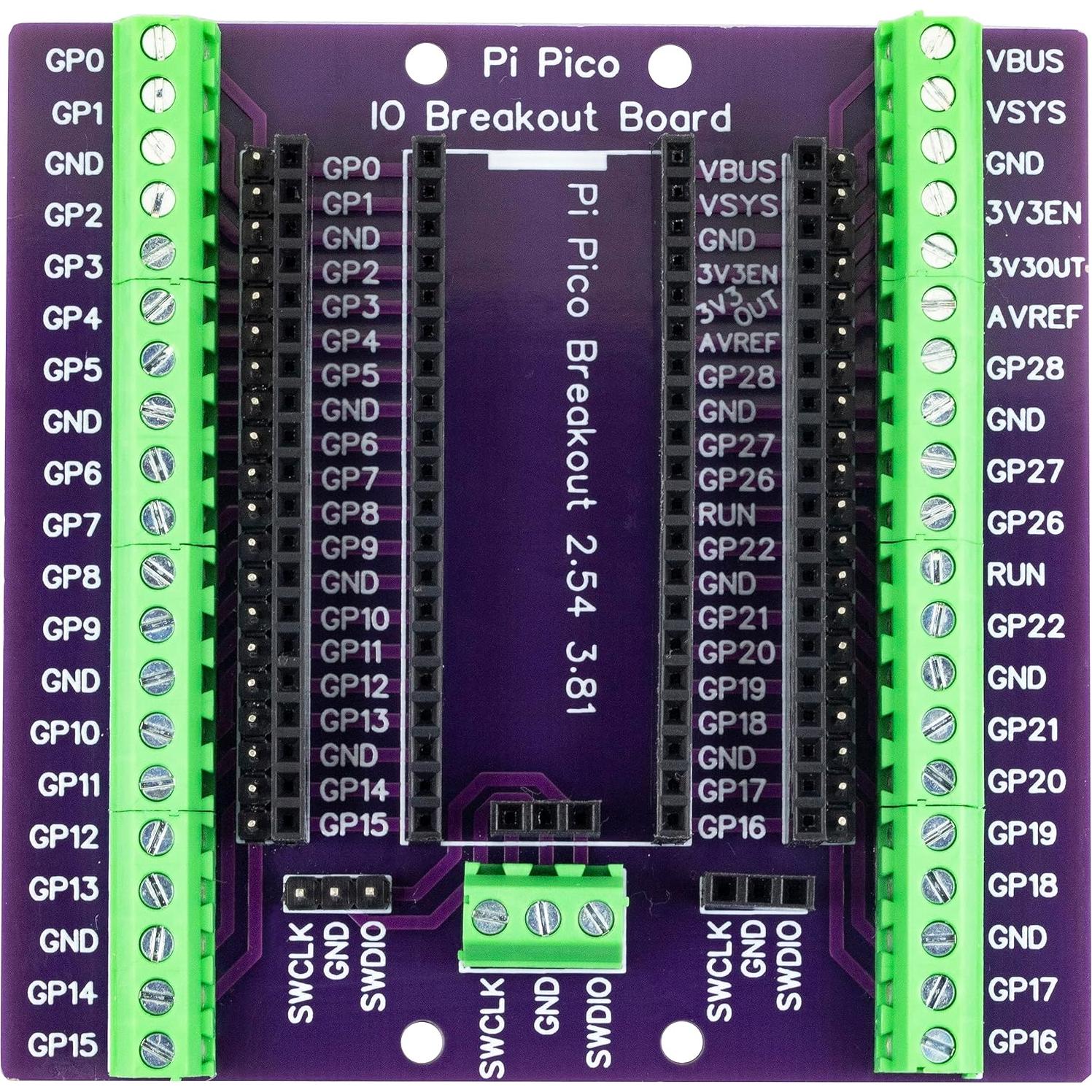 Placa de Expansión y Terminales de Tornillo yddmyo para Raspberry Pi Pico
