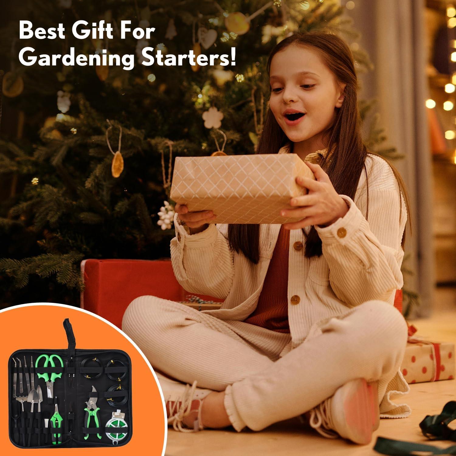 Kit de Herramientas para Bonsai Inntop 20 Pcs para Jardinería