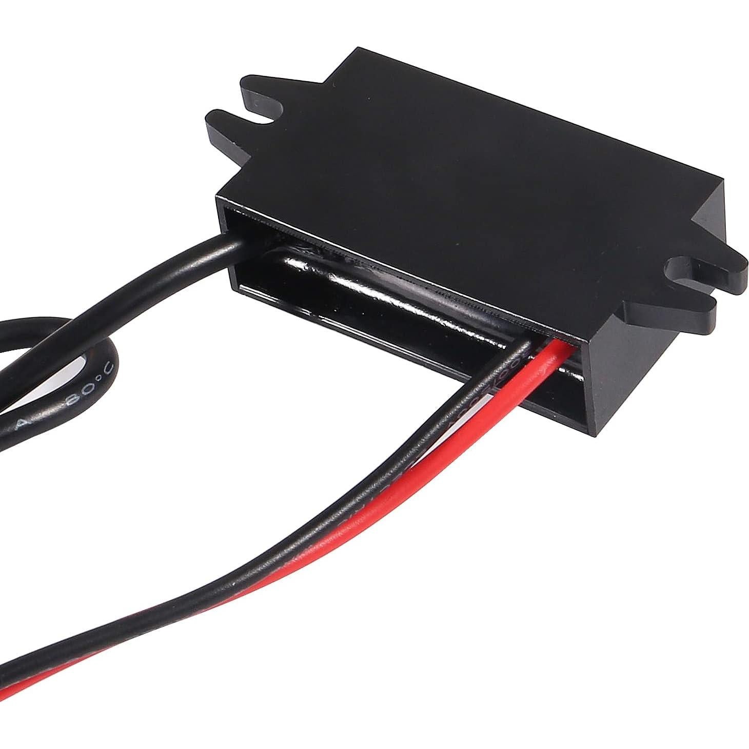 2 Pcs Convertidor DC 12V/24V a 5V 3A AITRIP Tipo-C USB