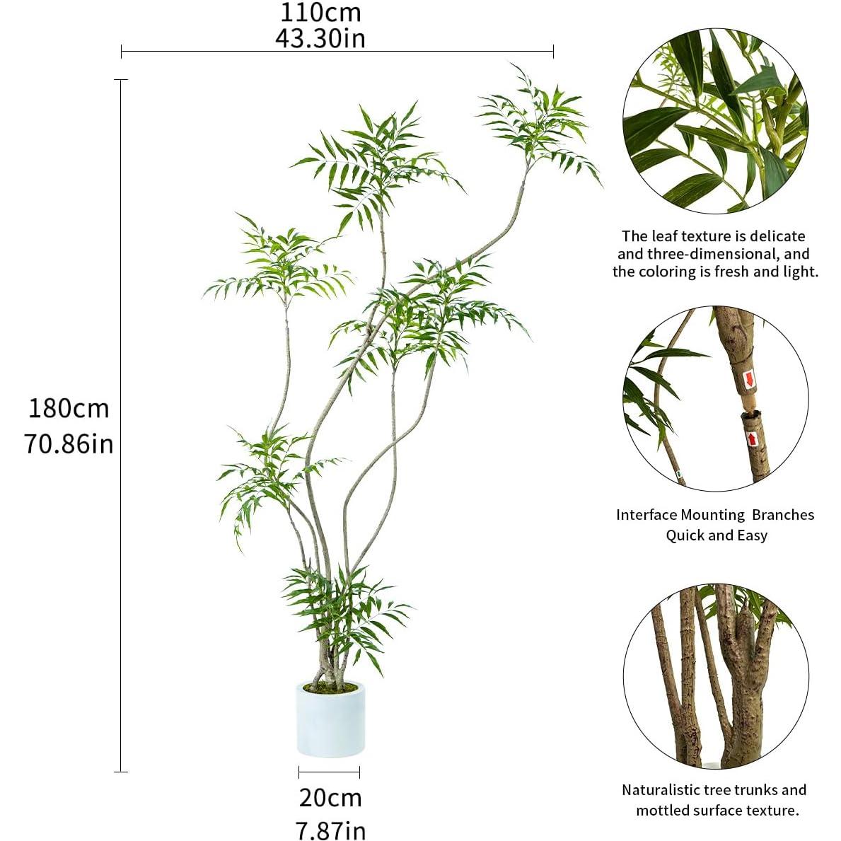 Árbol Artificial Mahonia Fortunei AfanD 182 cm Verde