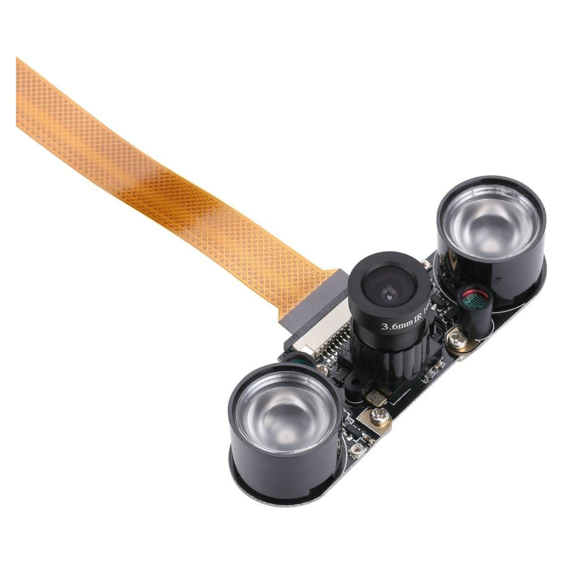 Cámara de Visión Nocturna Raspberry Pi Zero W 5MP Ajustable