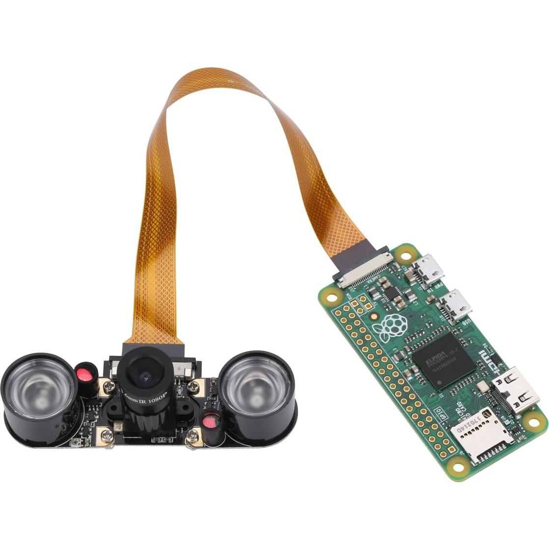 Cámara de Visión Nocturna Raspberry Pi Zero W 5MP Ajustable