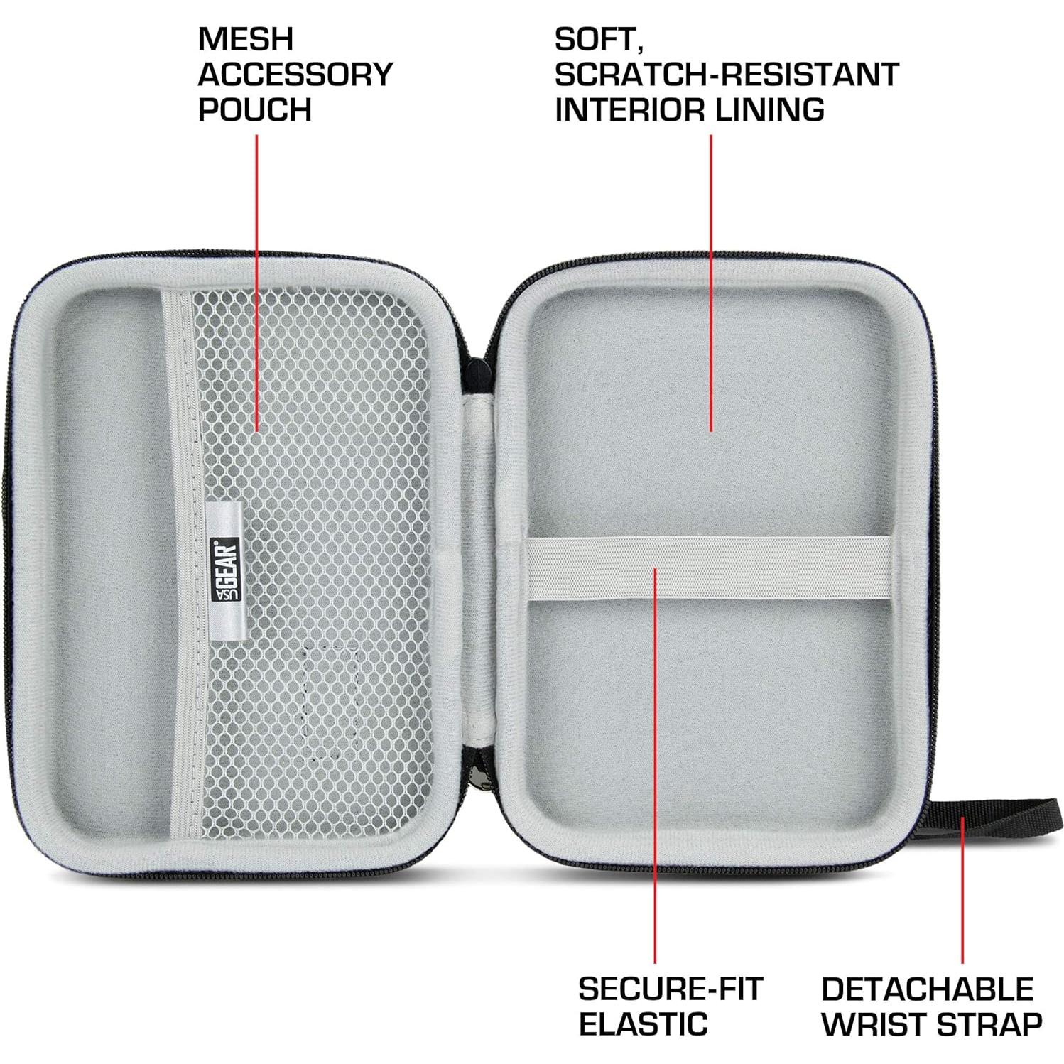 Funda de Viaje USA Gear para Raspberry Pi 3 y 4 - Negra
