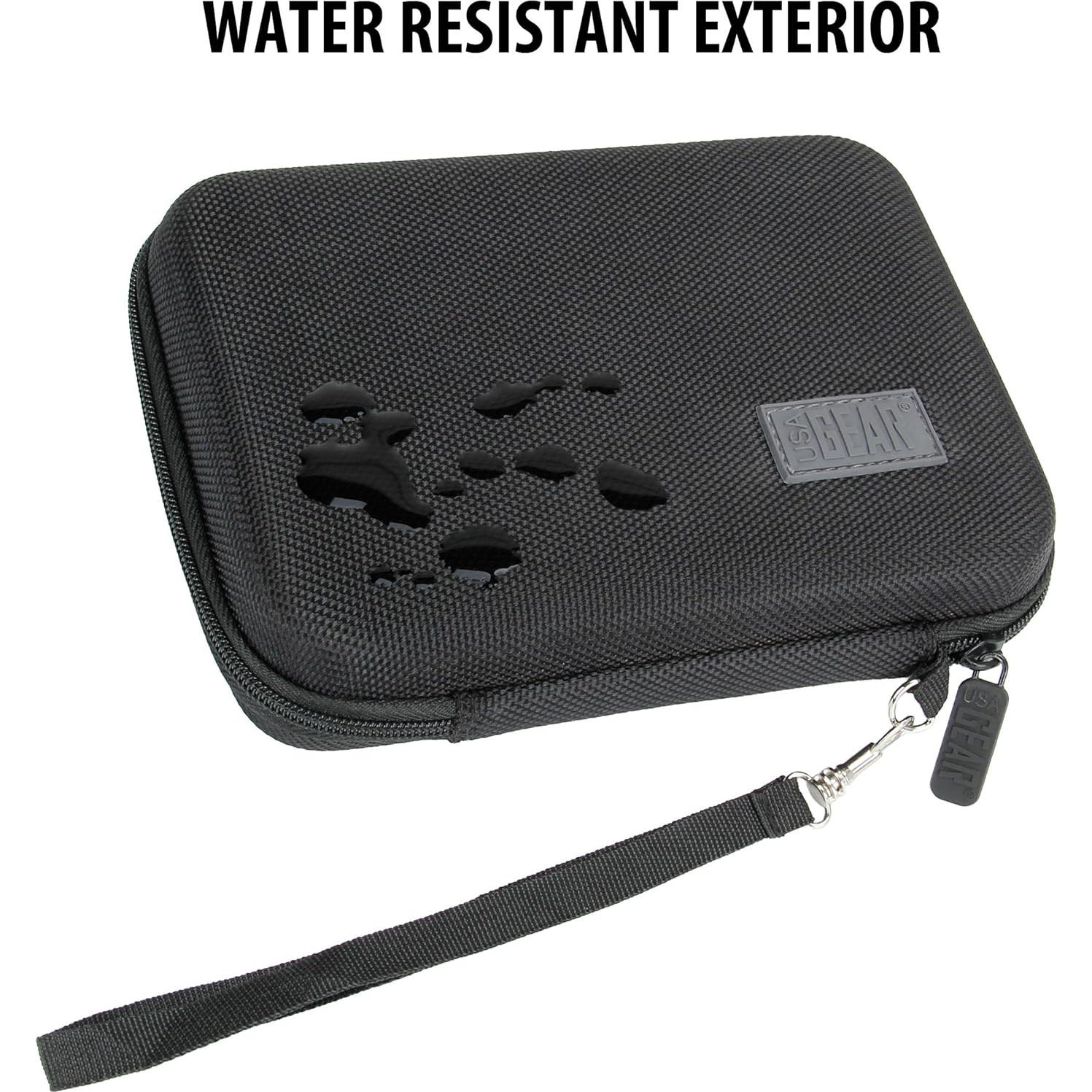 Funda de Viaje USA Gear para Raspberry Pi 3 y 4 - Negra