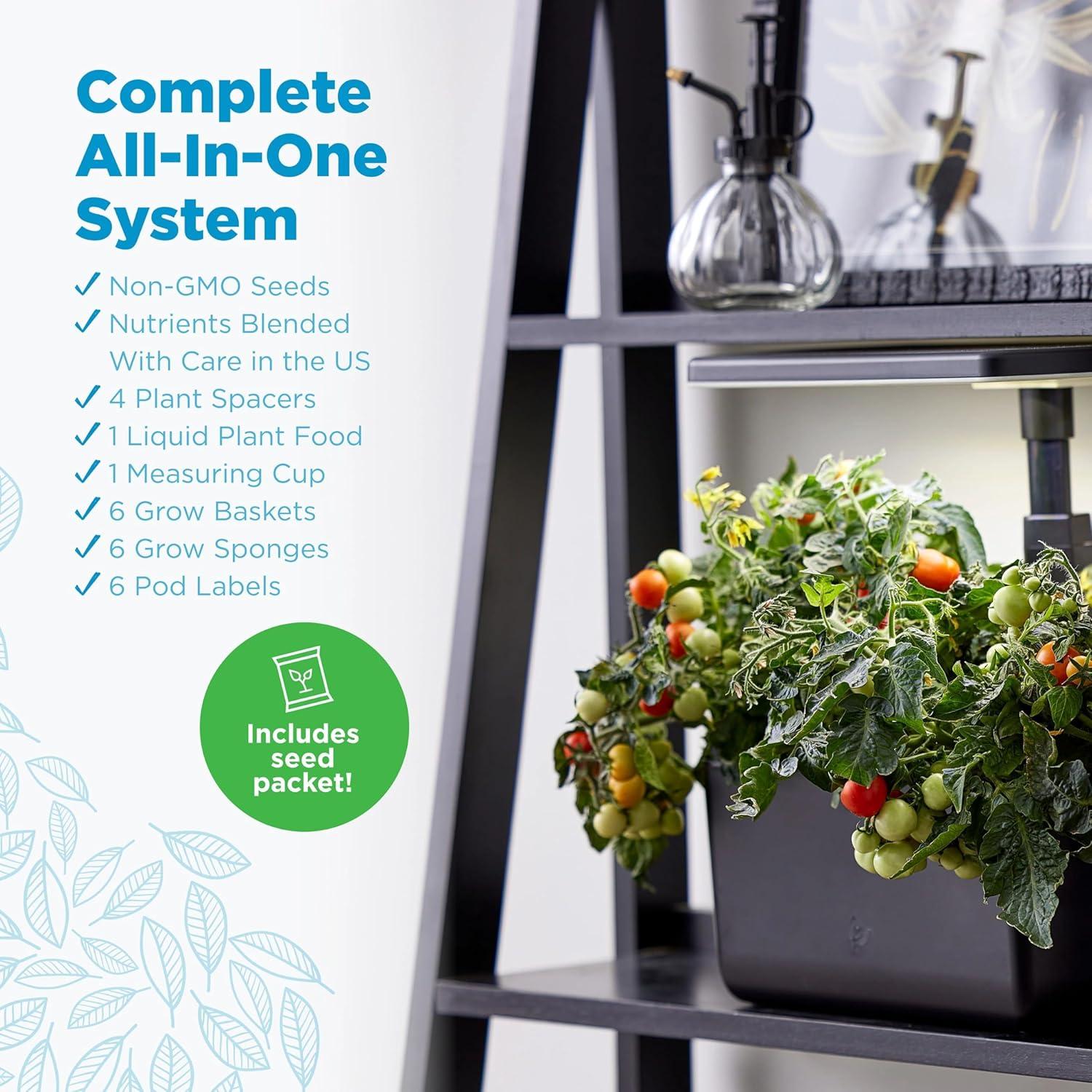 AeroGarden Harvest 2.0 Jardín Hidropónico 6 Cápsulas Crema