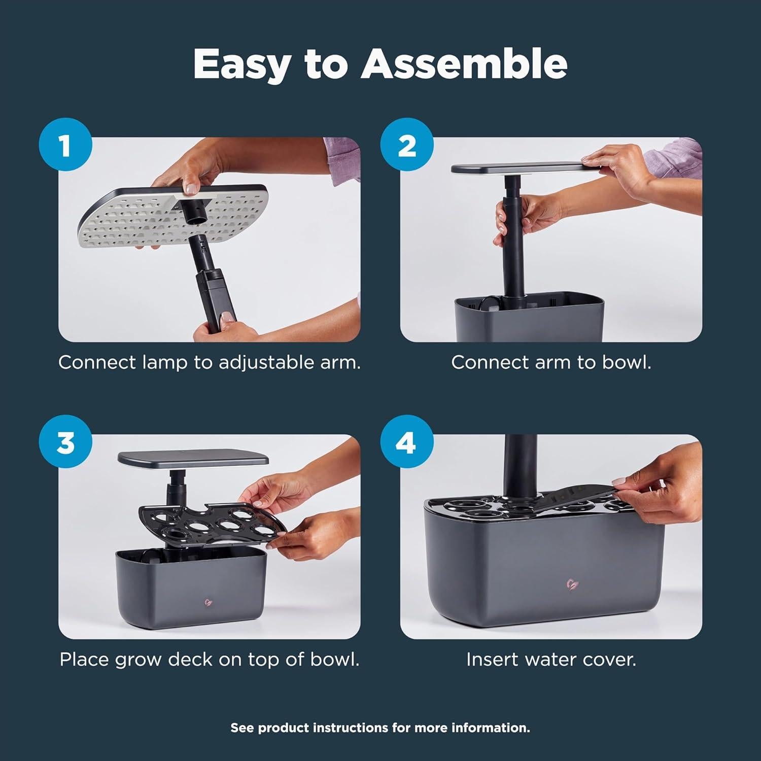 AeroGarden Harvest 2.0 Jardín Hidropónico 6 Cápsulas Crema