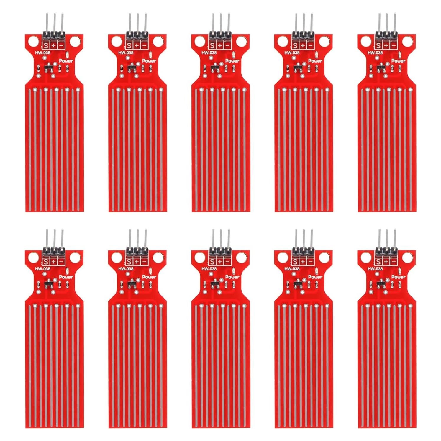 10 Pcs Módulo Sensor de Nivel de Agua DORHEA 3-5V Analógico