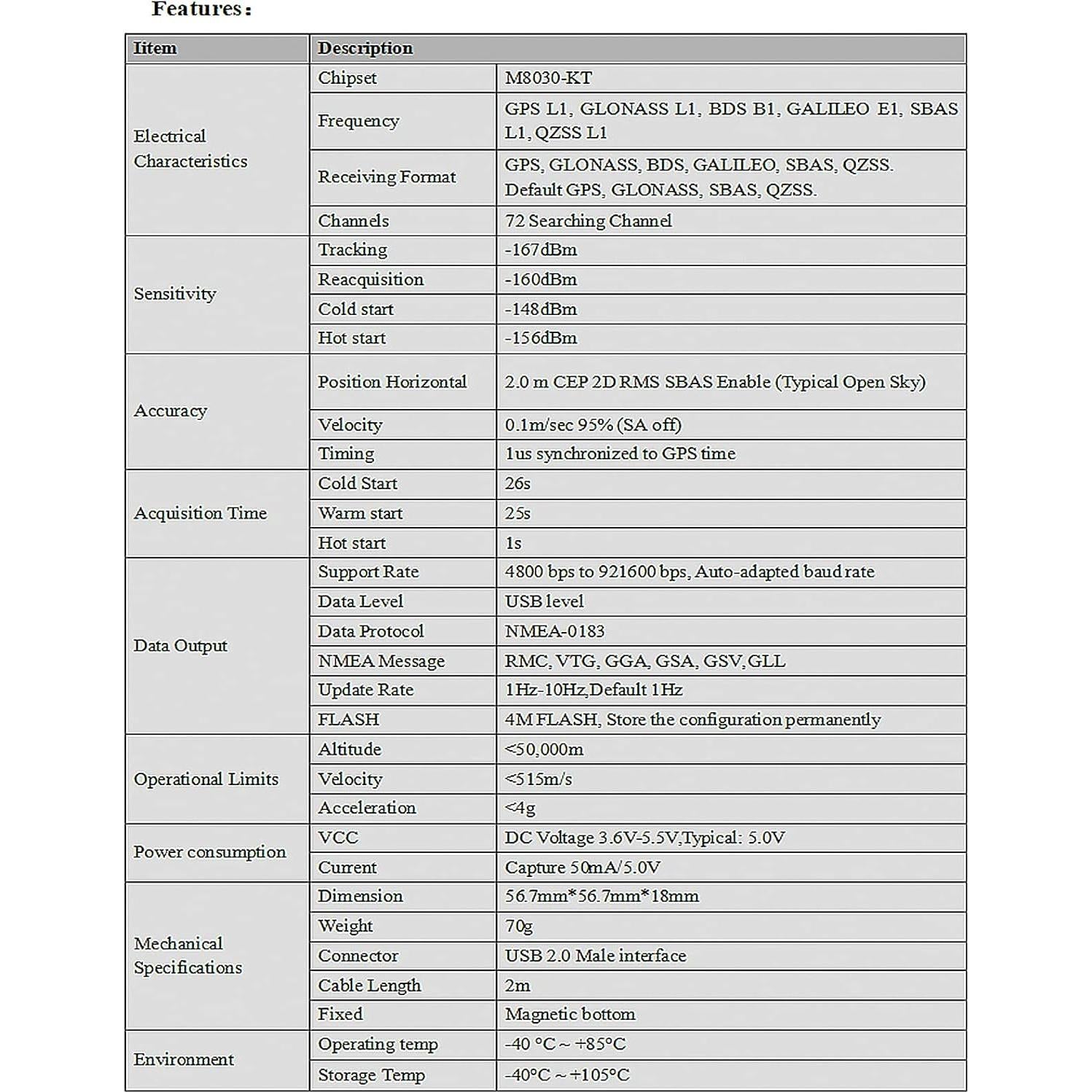 Módulo GPS BN-808 USB Geekstory con Chip M8030-KT 4M