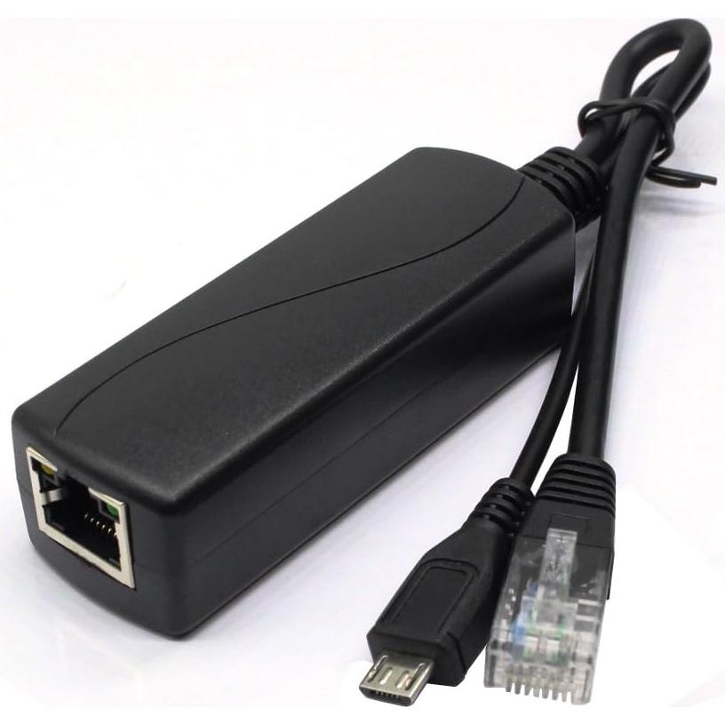 Divisor PoE Activo ANVISION 48V a 5V 2.4A Micro USB
