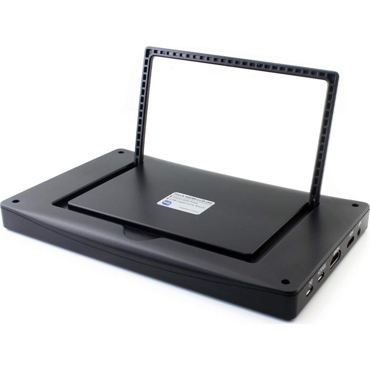 Pantalla LCD HDMI 7" Waveshare Táctil 1024x600 con Carcasa