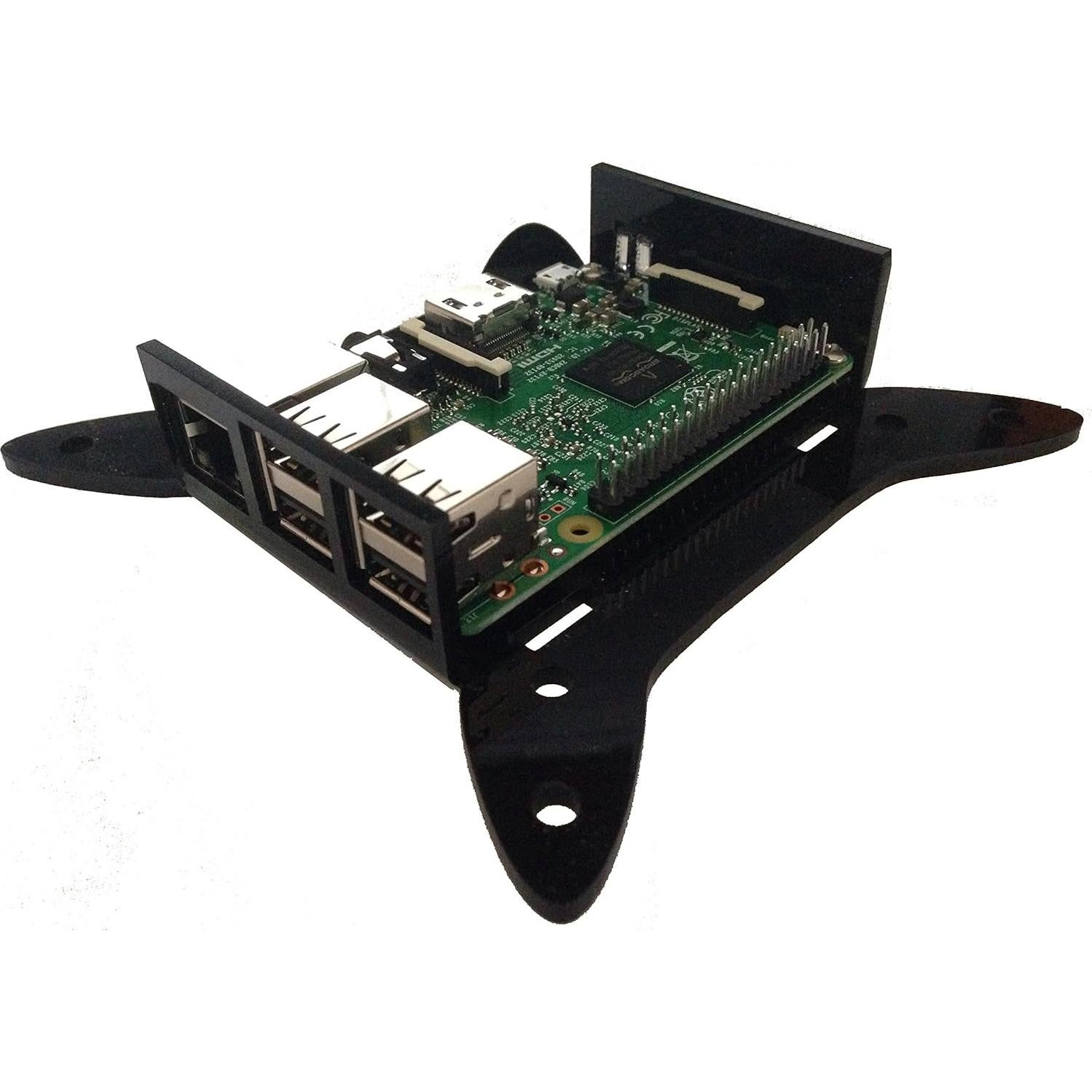 Soporte VESA para Raspberry Pi 3 ASG Laser - Negro