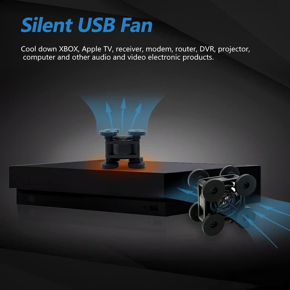 Ventilador USB Mini SCCCF 40mm 3 Velocidades para VR y PC