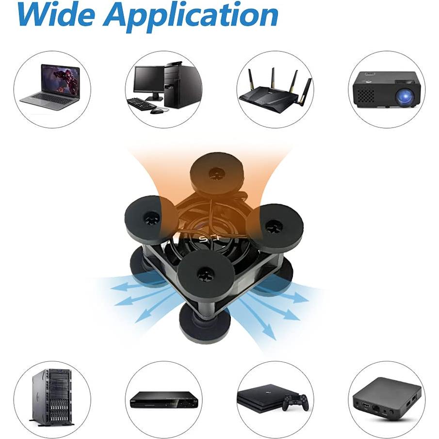 Ventilador USB Mini SCCCF 40mm 3 Velocidades para VR y PC